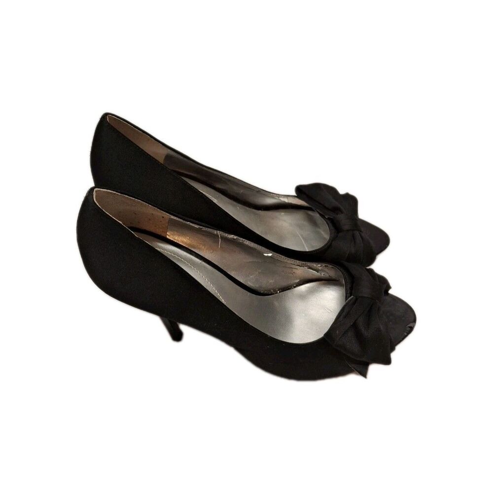 Guess Satin Black Heels